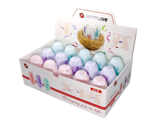 Набор из 15 мини-мастурбаторов Fantastic Egg Hard Boiled