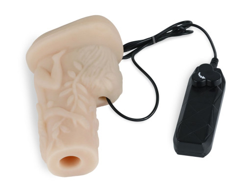Реалистичный мастурбатор-вагина с вибрацией