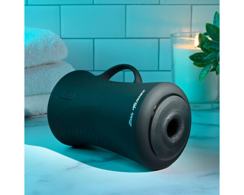 Черный вибромастурбатор с гироскопом Gyro Stroke