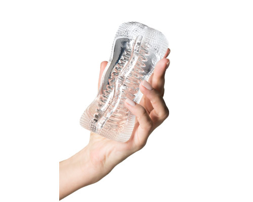 Прозрачный мастурбатор Lingam Asha