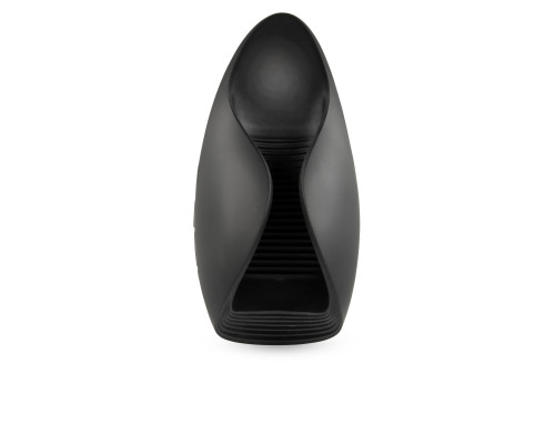 Черный мастурбатор с гибкими крылышками