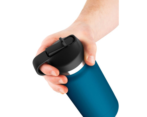 Мастурбатор-вагина в синей колбе F*ck Flask