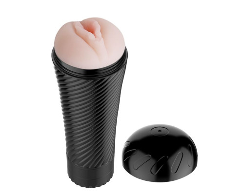 Мастурбатор-вагина с многоуровневой вибрацией Pink Pussy