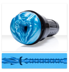 Мастурбатор-вагина Fleshlight Freaks Alien Blue Metallic
