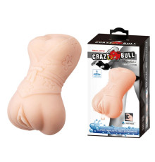 Мастурбатор-вагина с эффектом смазки в виде женской фигурки