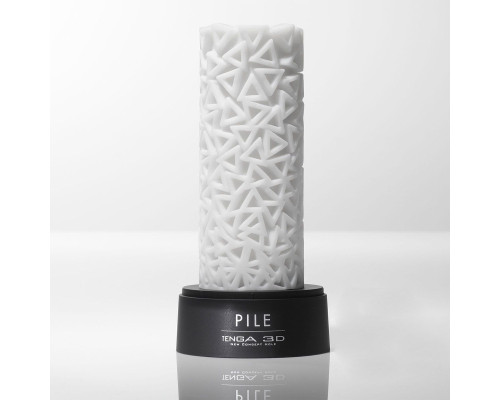 Белый 3D мастурбатор PILE