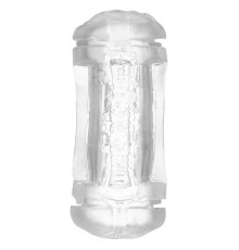 Прозрачный двусторонний мастурбатор Sophia - вагина и анус