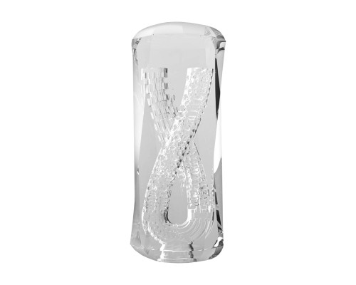 Прозрачный мастурбатор MensMax Xross Beads х Rock Close