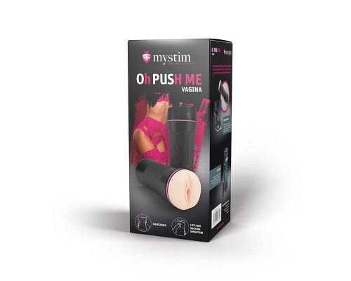 Мастурбатор-вагина в тубе Oh Push me
