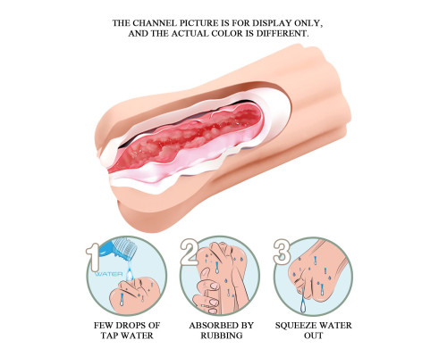 Мастурбатор-вагина Crazy Bull с эффектом смазки