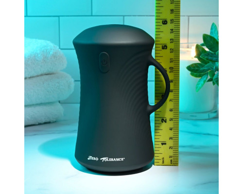 Черный вибромастурбатор с гироскопом Gyro Stroke