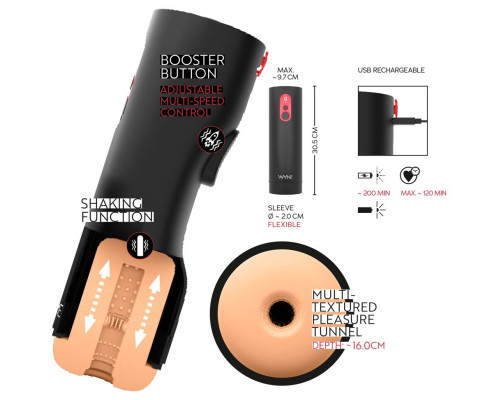 Автоматический мастурбатор WYNE Masturbator 08