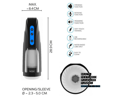 Мощный мастурбатор WYNE Masturbator 09