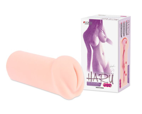 Мастурбатор-вагина с двойным слоем материала Haru