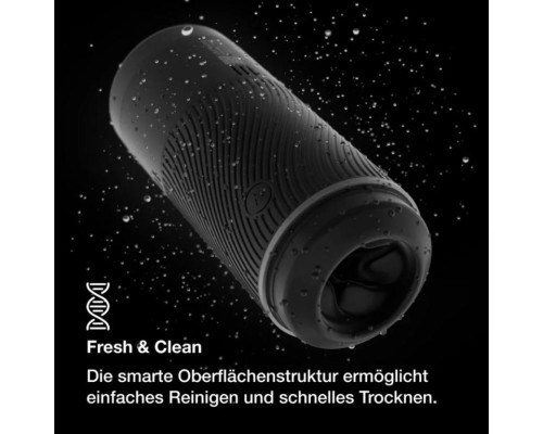 Черный мастурбатор с контролем всасывания Arcwave Pow Stroker