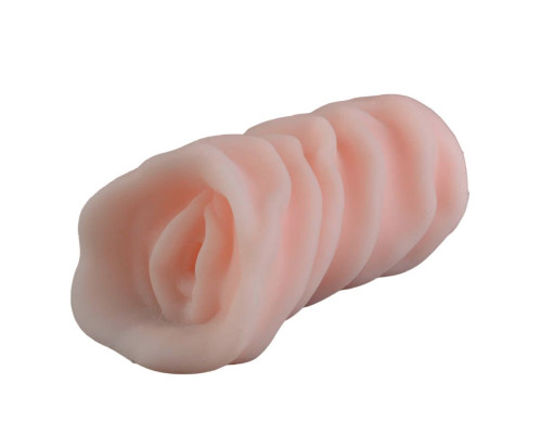 Телесный мастурбатор-вагина с нежными складочками