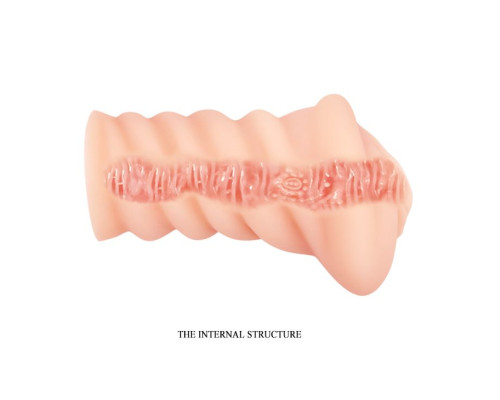 Телесный мастурбатор-вагина с вибрацией