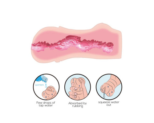 Мастурбатор-вагина с эффектом лубрикации