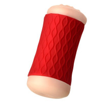 Двухсторонний мастурбатор JOS  NADIN в красном цилиндре