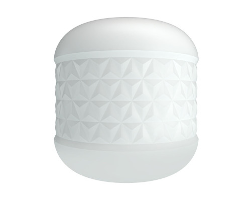 Белый сквозной мастурбатор Crystle