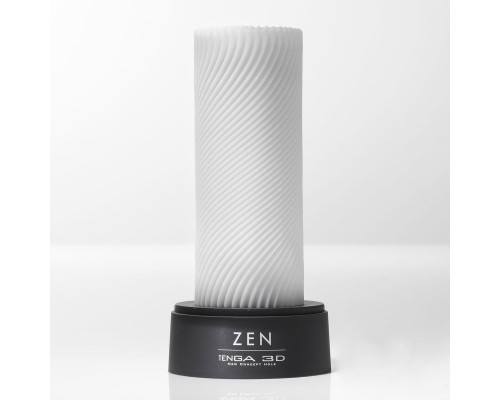 Белый 3D мастурбатор ZEN