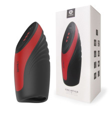 Черно-красный вибромастурбатор King Arthur