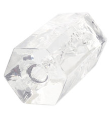 Прозрачный мастурбатор Crystal с внутренним рельефом в виде женского тела