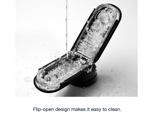 Черный мастурбатор Flip Zero