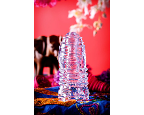 Прозрачный мастурбатор  Lingam Savitri