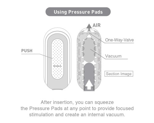 Белый мастурбатор Flip Zero