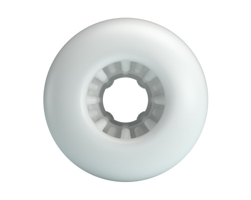 Белый сквозной мастурбатор Crystle