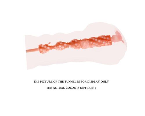 Рифленый мастурбатор-вагина из реалистичного материала