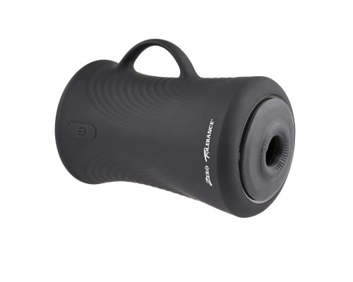 Черный вибромастурбатор с гироскопом Gyro Stroke