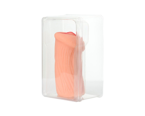 Реалистичный мастурбатор-вагина телесного цвета Elegance