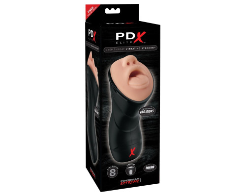 Мастурбатор-ротик Deep Throat Vibrating Stroker