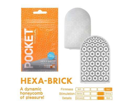 Карманный мастурбатор HEXA-BRICK