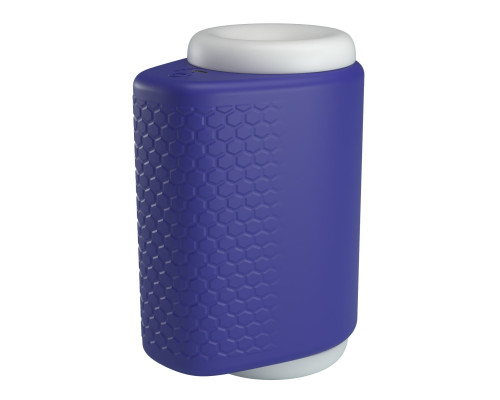 Синий автоматический вибромастурбатор Dj Lady