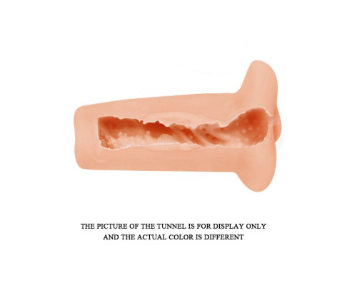 Телесный мастурбатор-вагина с грушей