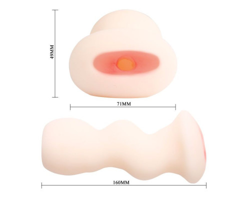 Волнообразный мастурбатор Tulip