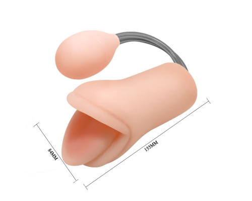 Мастурбатор с грушей Oral Sex