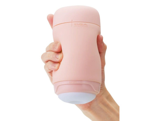 Розовый мастурбатор Tenga Puffy