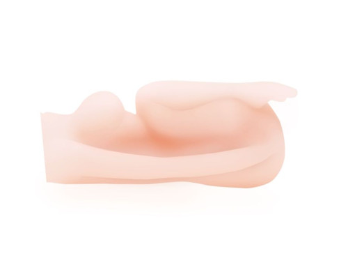 Телесный мастурбатор в виде миниатюрной девушки