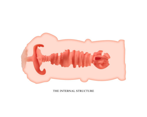 Мастурбатор-вагина Lillian с рельефным тоннелем