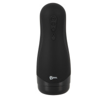 Черный вибромастурбатор с подогревом Masturbator with 3 Functions