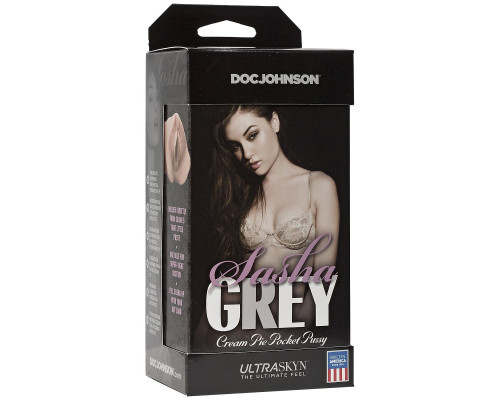 Мастурбатор-вагина Sasha Grey UltraSKYN Cream Pie Pocket Pussy