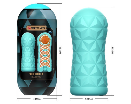 Аквамариновый мастурбатор Victoria