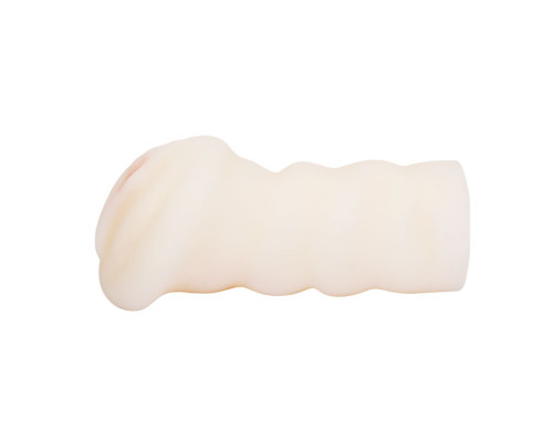 Мастурбатор-вагина с вибрацией от съёмного кольца - 14 см.