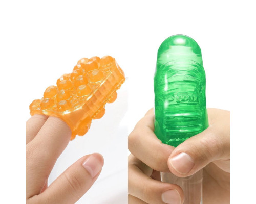 Набор из 4 мастурбаторов-стимуляторов Tenga Uni Variety Pack