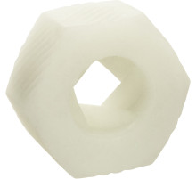 Белый мастурбатор-бампер из жидкого силикона Nasty Luv