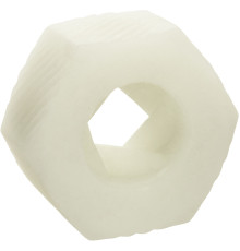 Белый мастурбатор-бампер из жидкого силикона Nasty Luv